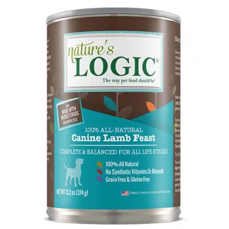 Nature's Logic Dog Gf Lamb Pate Can 13.2 Oz