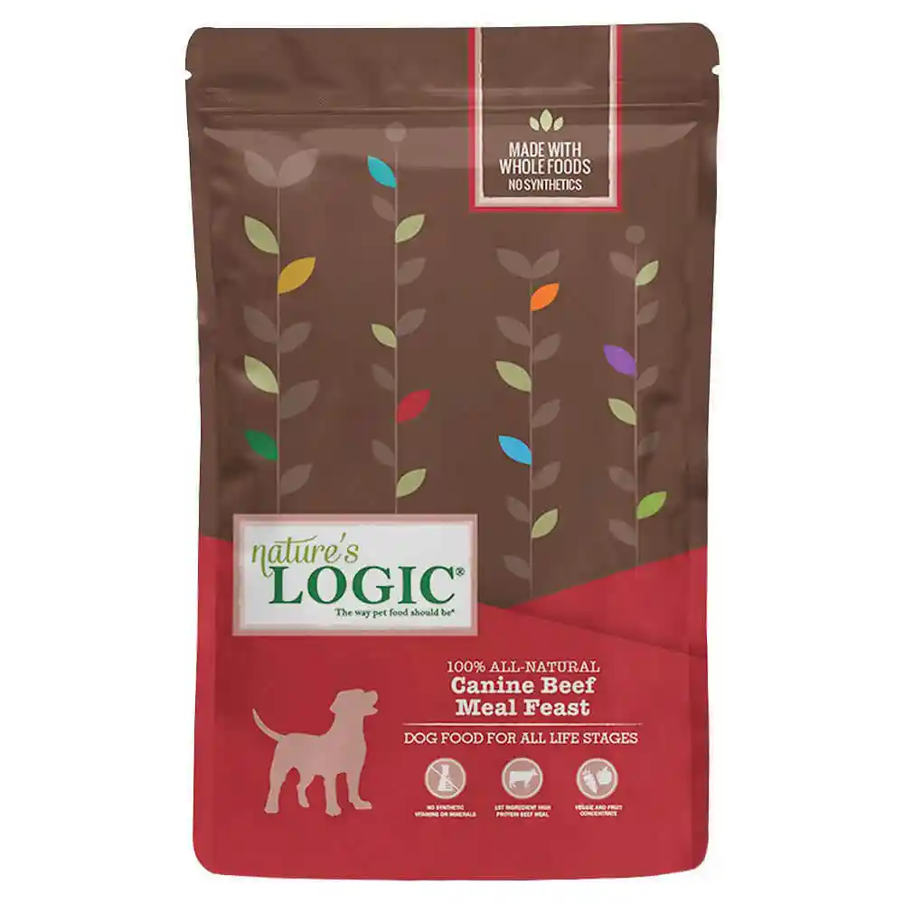 Nature's Logic Dry Kibble Dog Food, Bf 25-lb