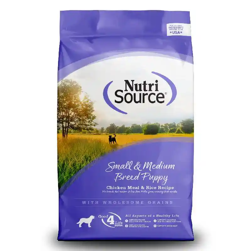 Nutrisource: Small & Medium Breed Puppy Chicken & Rice 26lb