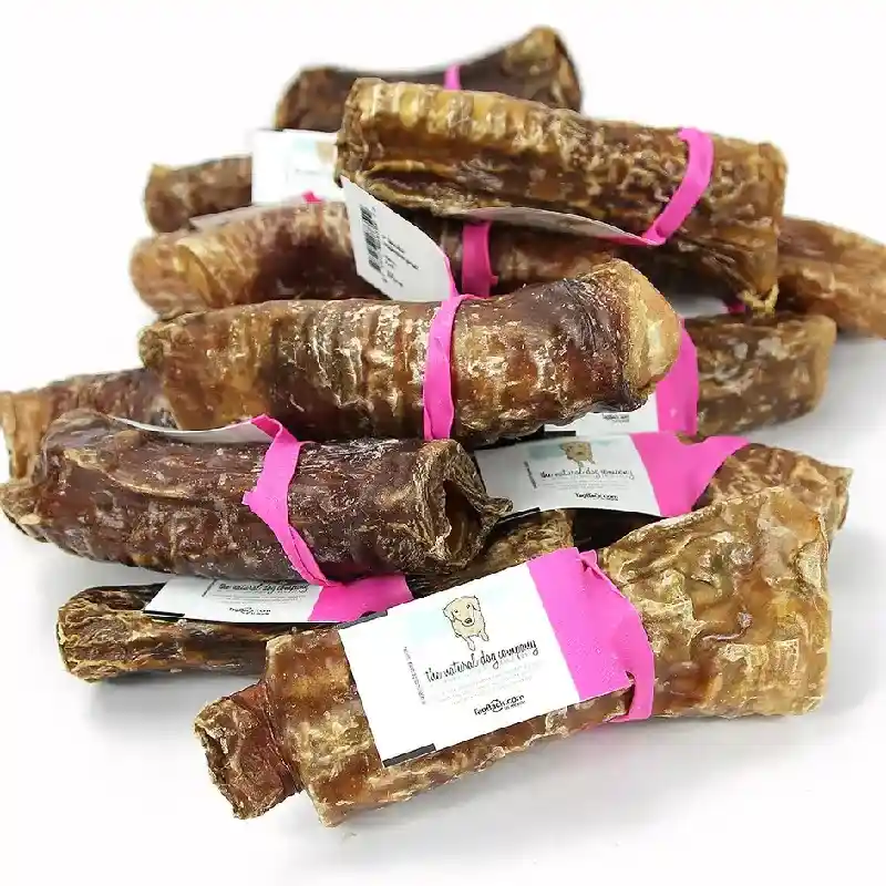 Natural Farm Jerky Wrapped Beef Trachea 6"