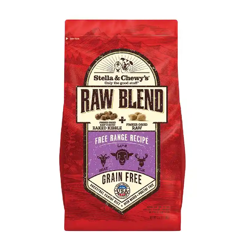 Stella & Chewy's Dog: Raw Blend Grain Free Free-Range 22lb