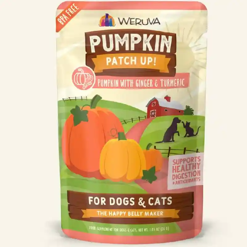 Weruva Supplement - Pumpkin Patch Up! With Ginger & Turmeric 2.80oz 12pk