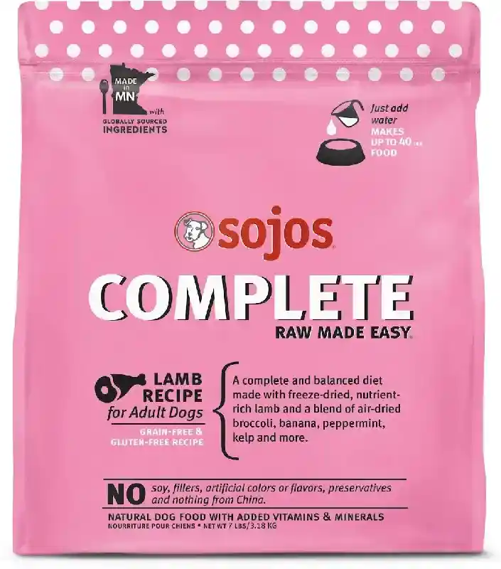 Sojos Complete Food Lamb 7lb