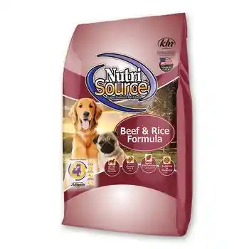 Nutrisource Dog: Beef & Rice 4lb