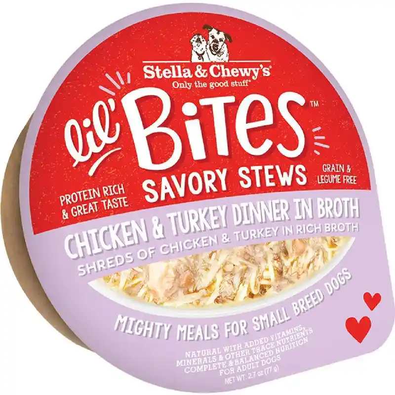 Stella & Chewy's Lil Bites Stew Ckn Trky 2.70-oz