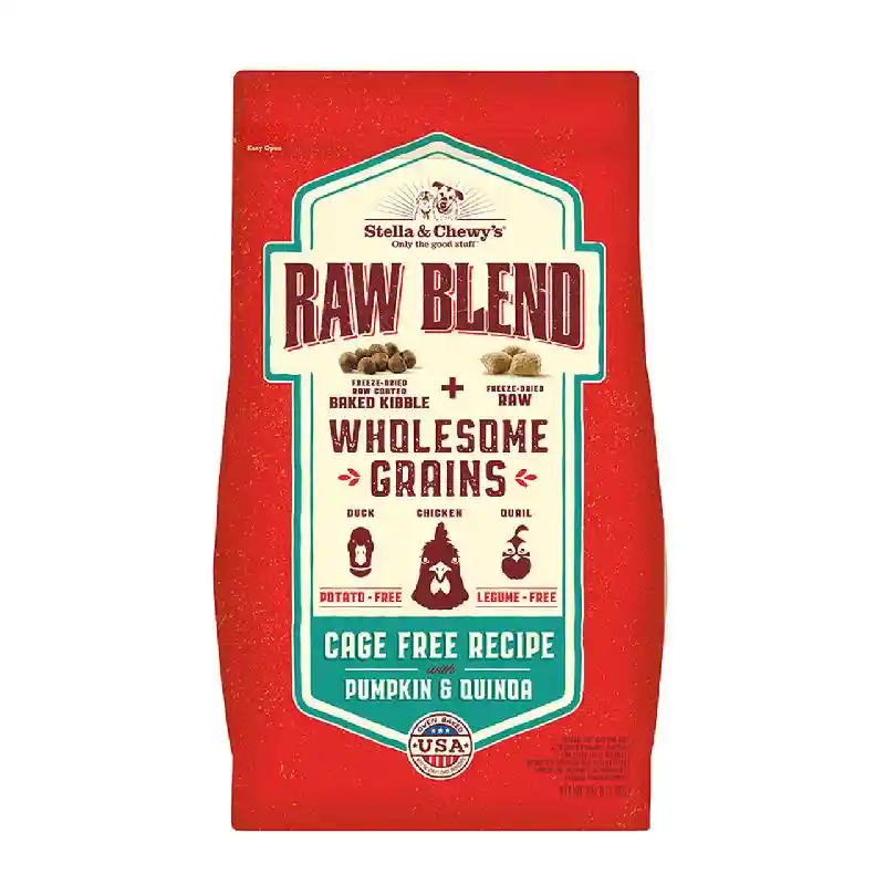 Stella & Chewy's Dog: Raw Blend Cage Free with Pumpkin & Quinoa 3.5lb