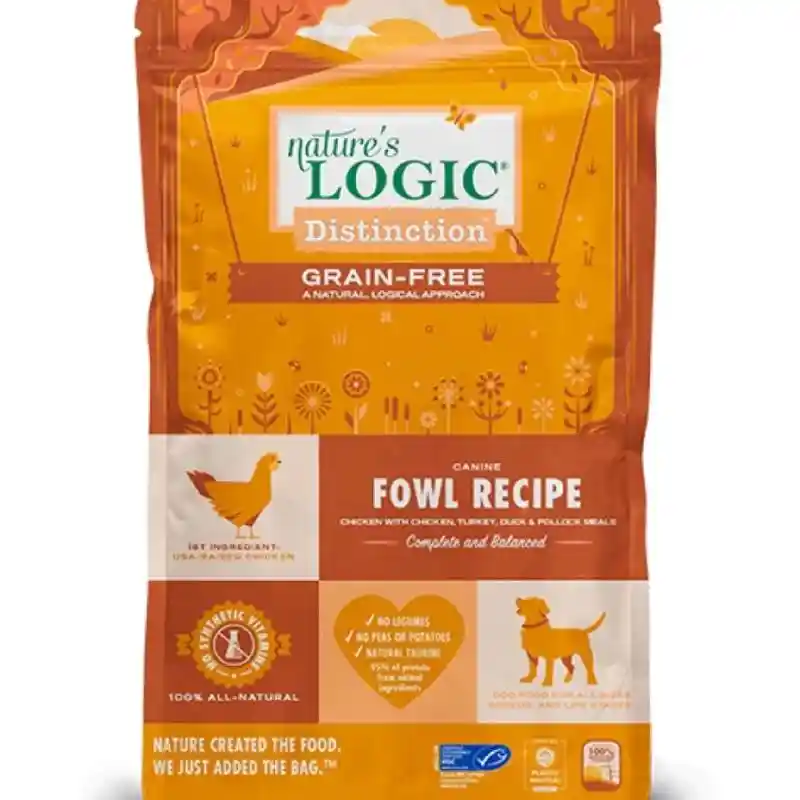 Nature's Logic Dog Distinction: Grain Free Fowl Recipe 4.4lb