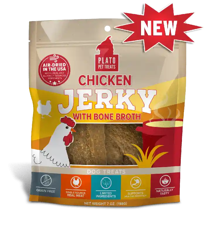 JERKY CHICKEN W/ BONE BROTH 16OZ