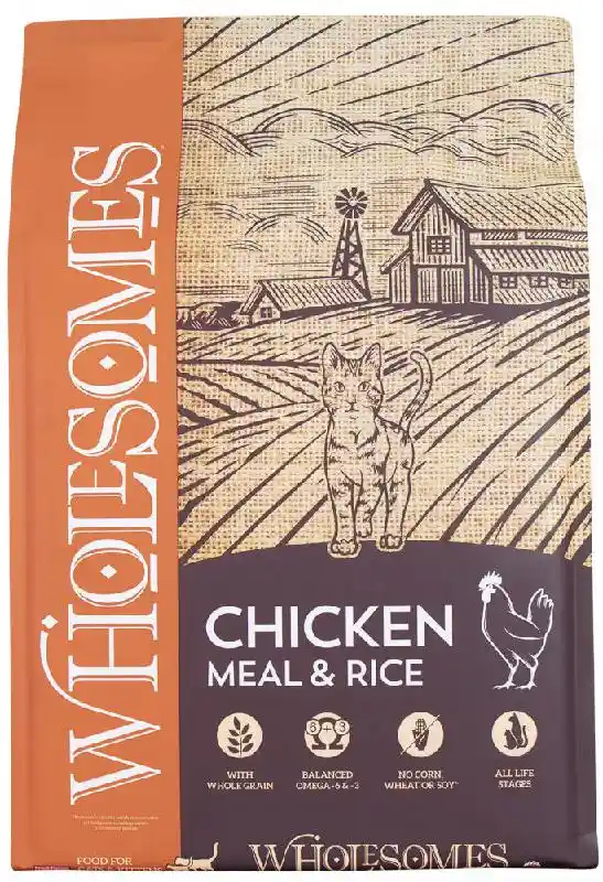 Wholesomes Cat Chicken Meal & Rice 15lb