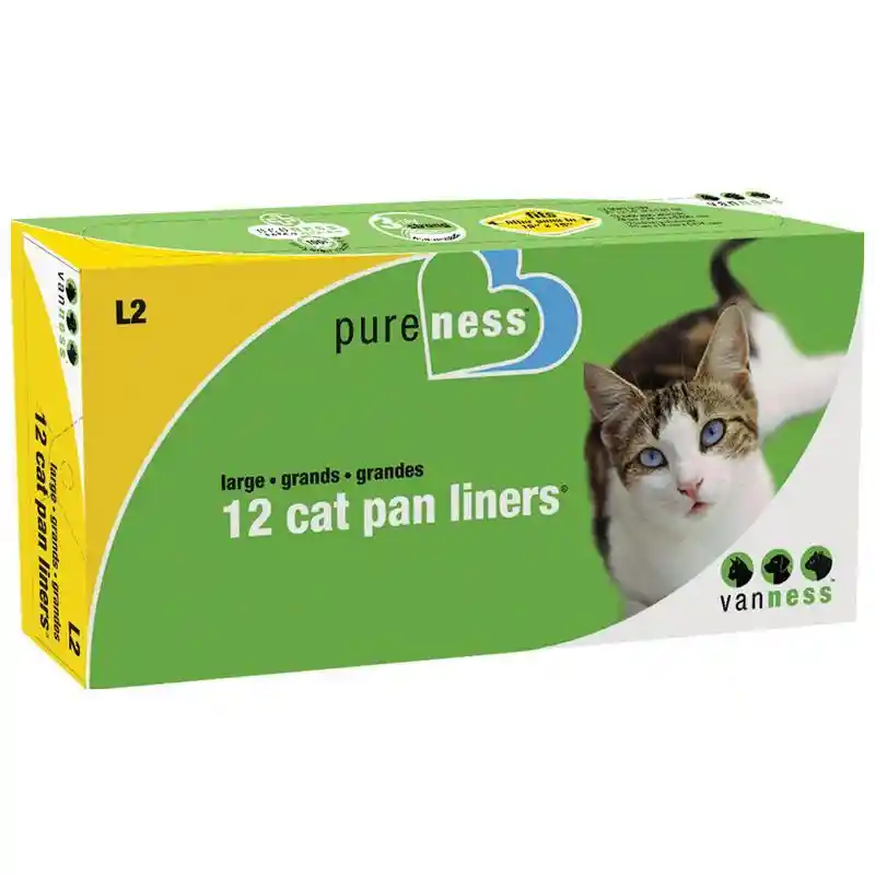Van Ness Cat Pan Liners 12-ct Lg