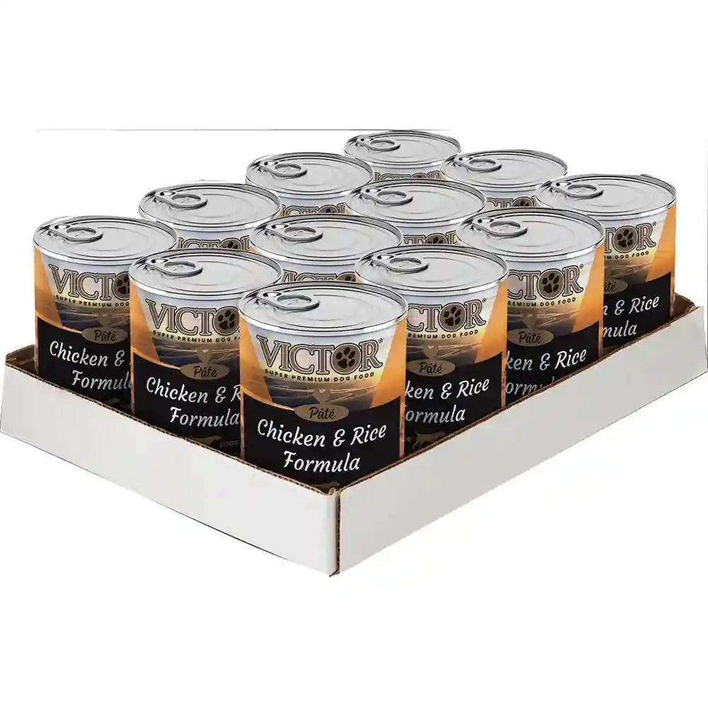 Victor Chk Rice Pate 12/13oz