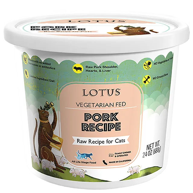 Lotus Vegetarian Fed Pork Raw Frozen 24-oz
