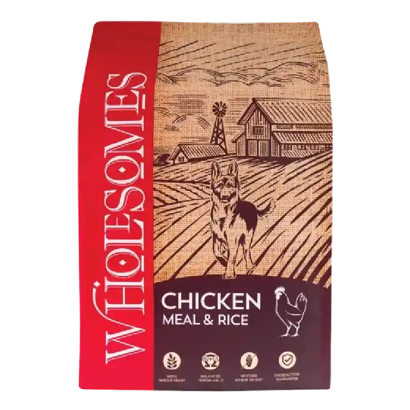 Wholesomes Dog: Chicken & Rice 40lb