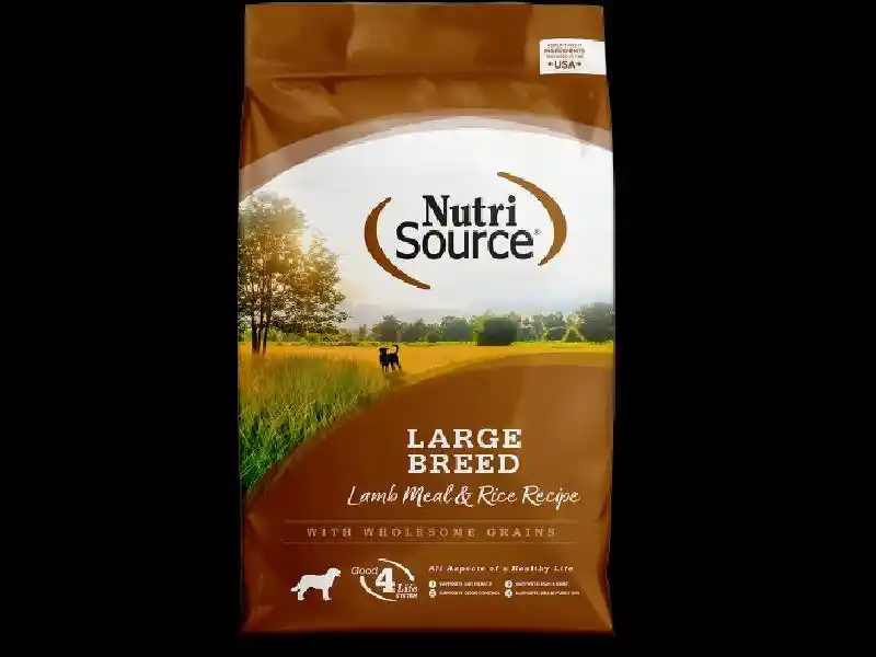 Nutrisource Large Breed: Lamb & Rice 26lb