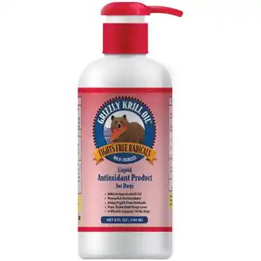 Krill Oil Liquid Antioxidant Product For Dogs And Cats - 8oz Bottles