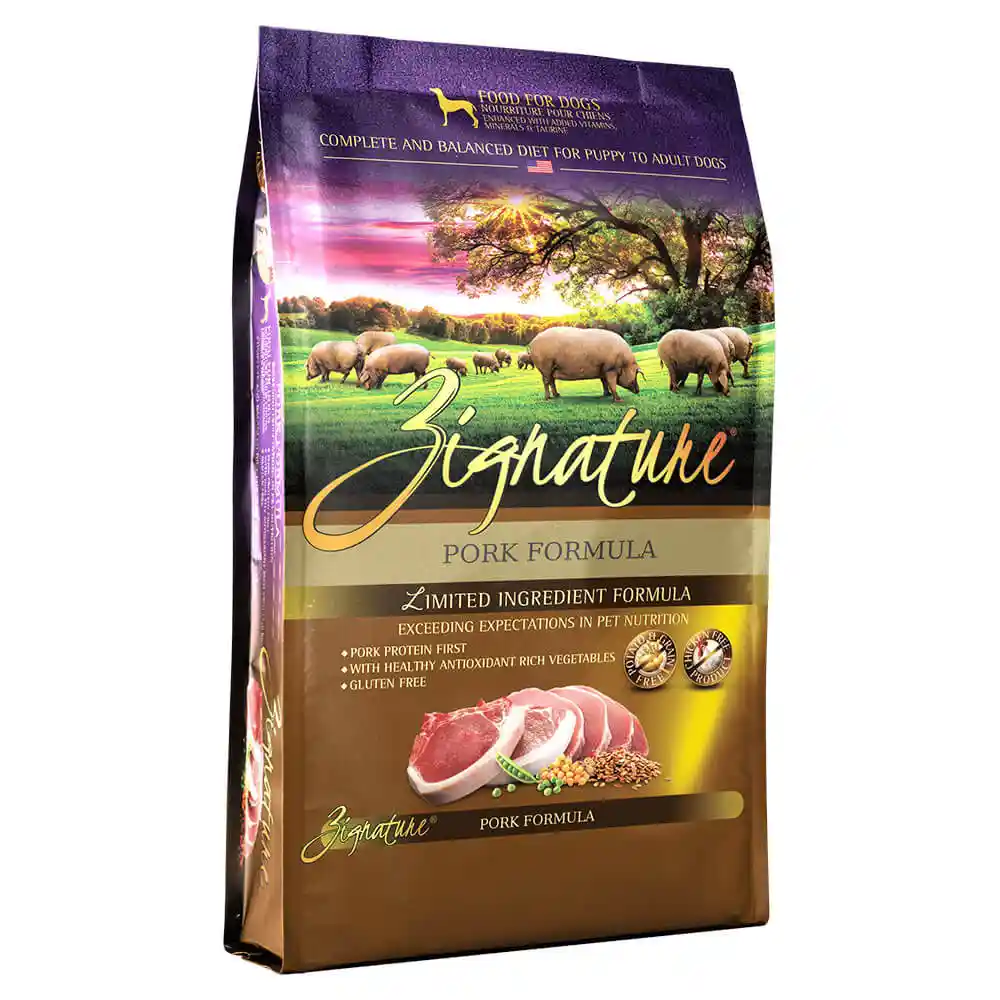Zignature Dog Limited Ingredient Grain Free: Pork 25lb
