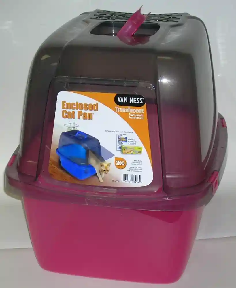 Van Ness Translucent Enclosed Cat Pan Large