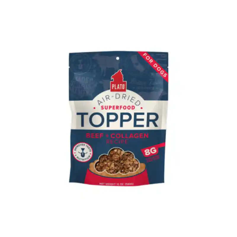 Plato Dog Food Topper: Beef and Collagen 12oz