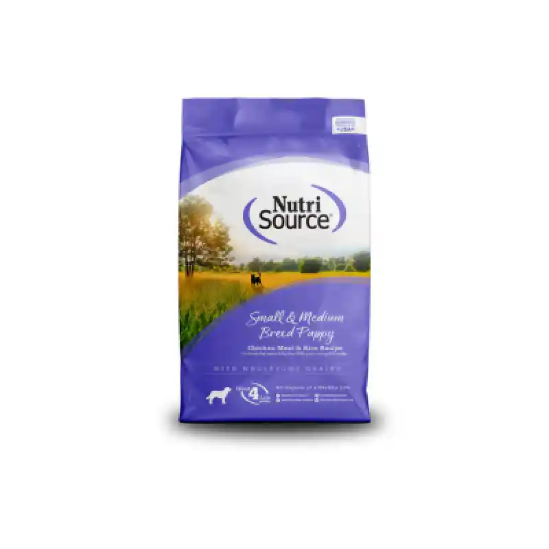 Nutrisource: Small & Medium Breed Puppy Chicken & Rice 12lb