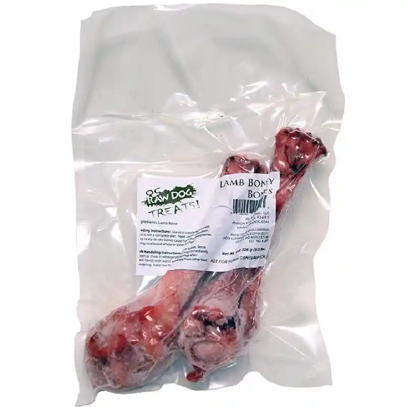 OC Raw Dog: Lamb Bony Bones 1lb