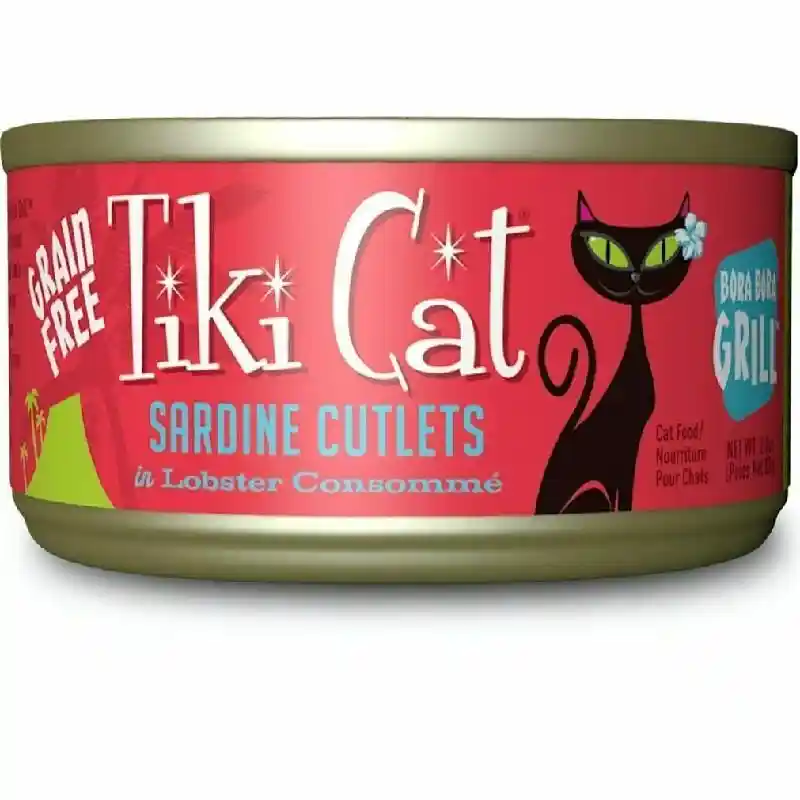 TIKI GRILL CC SARDINE CUT/LOBSTER 2.8OZ