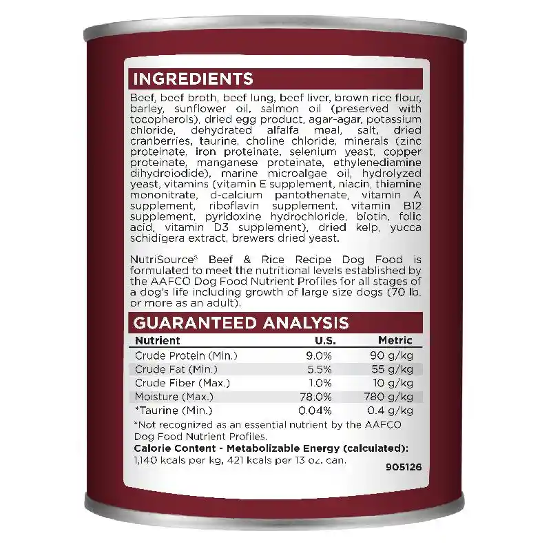Can Beef And Rice - 13oz