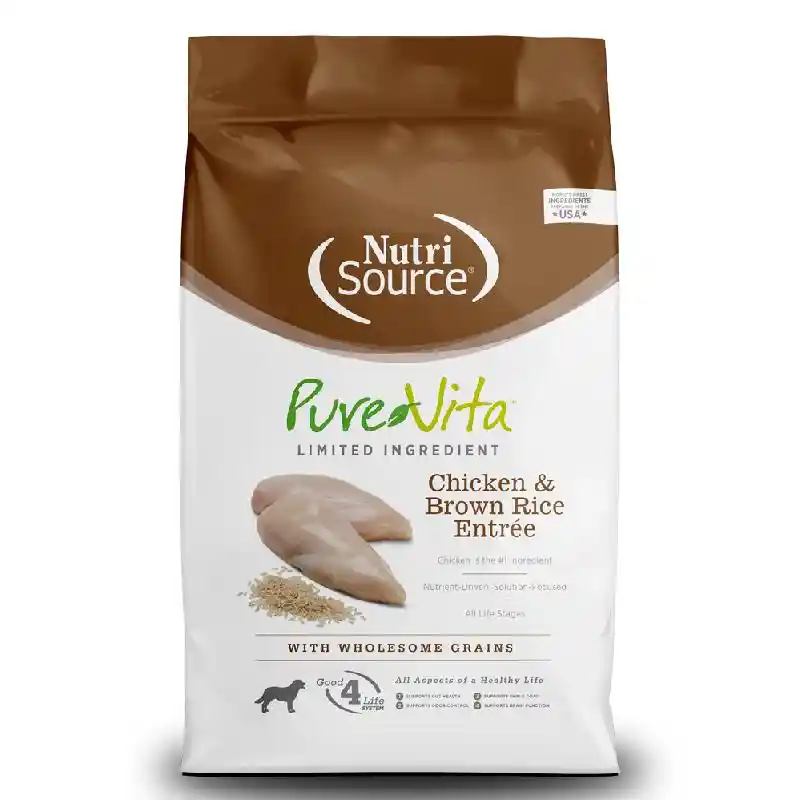 PureVita Dog: Chicken & Brown Rice 25lbs