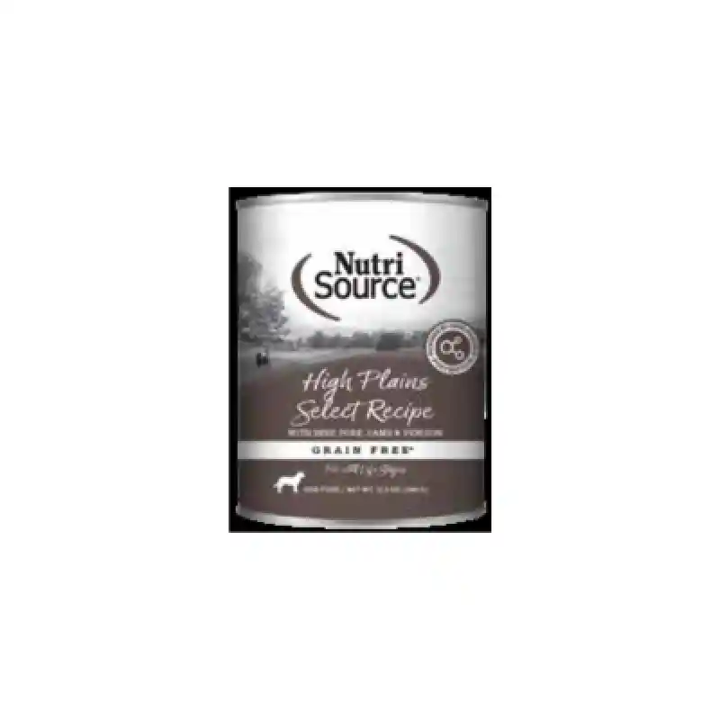 Nutrisource Dog High Plains Select Gf Can 12.3oz 12/cs