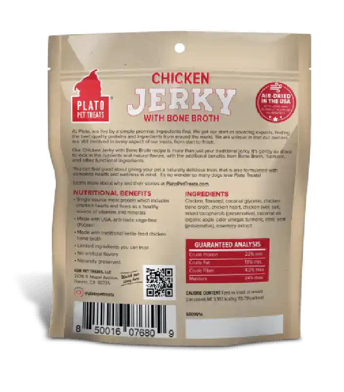 JERKY CHICKEN W/ BONE BROTH 7OZ
