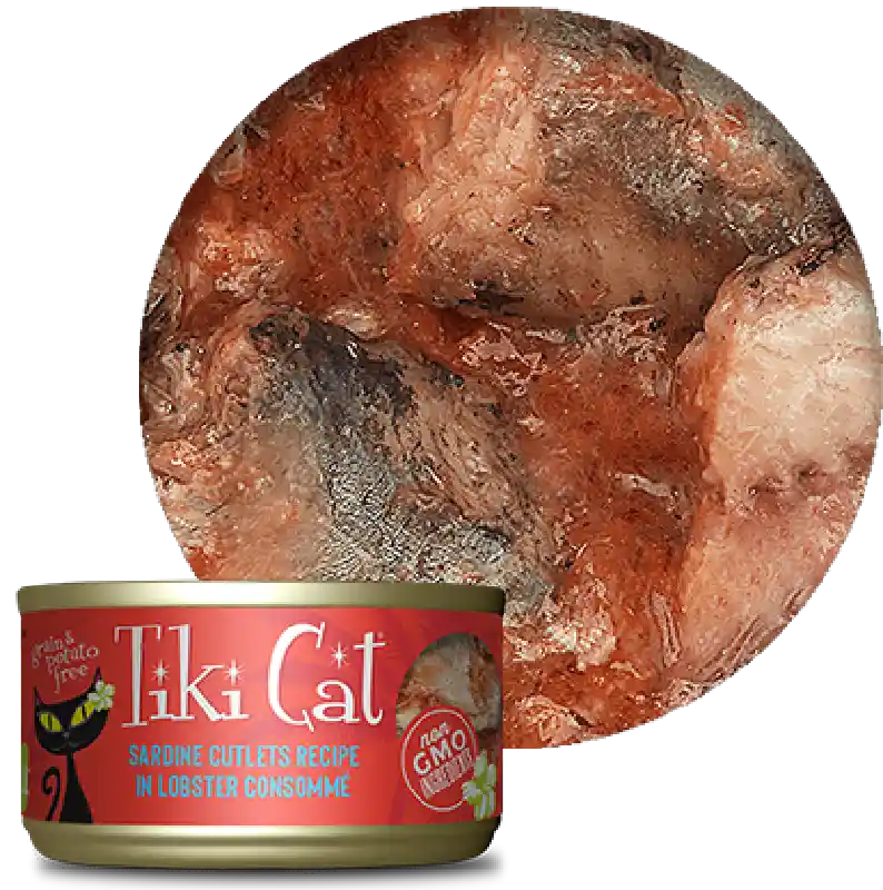 TIKI GRILL CC SARDINE CUT/LOBSTER 2.8OZ