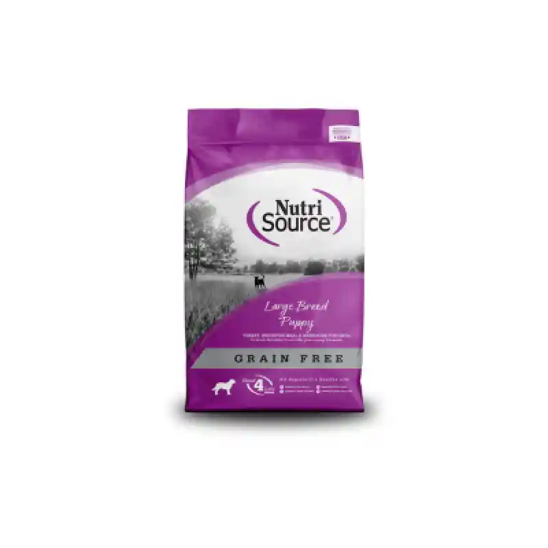 Nutrisource Large Breed: Grain Free Puppy Turkey & Fish 12lb
