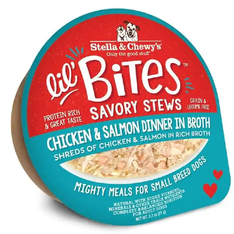 Stella & Chewy's Lil Bites Dog Stew - Ckn/slmn Broth 2.7-oz