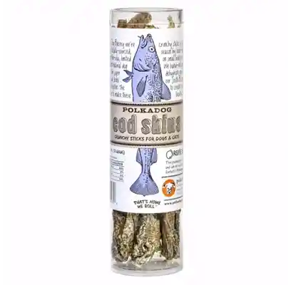 Tube – Cod Skin Dog Treats 2.5-oz