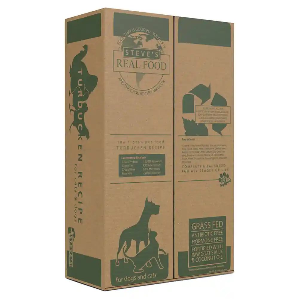 Steve's Raw Pet Food: Turducken Recipe Nuggets 9.75lb