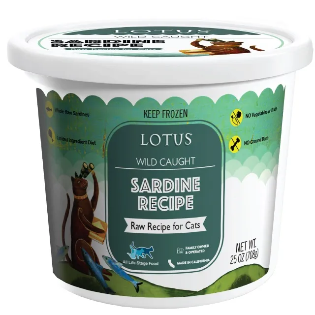 Lotus Wild Caught Sardine Raw Frozen 25-oz