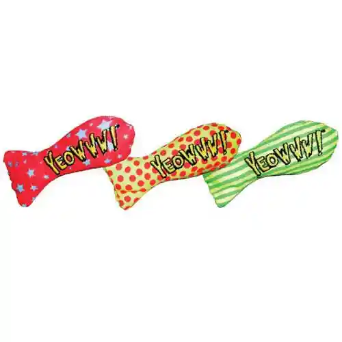 "stinkies" Sardine Catnip Toys, Assorted 1 Sardine (colors Vary)