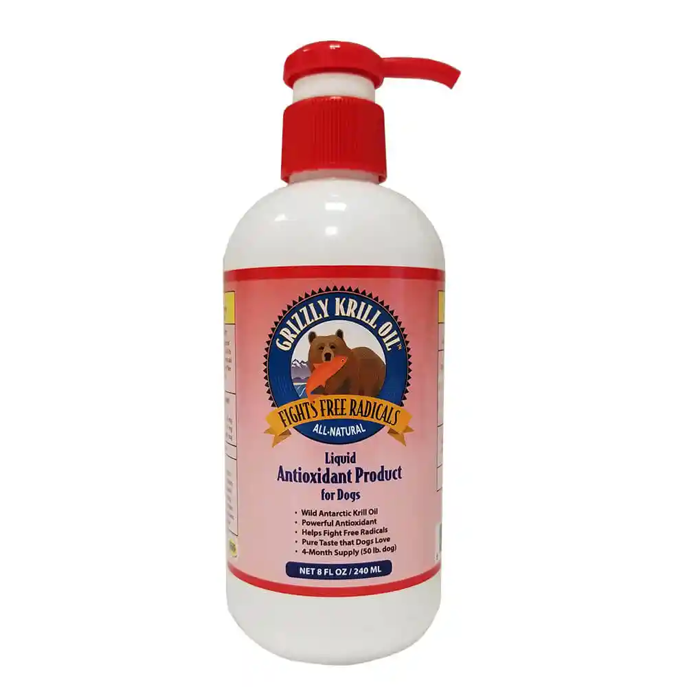Krill Oil Liquid Antioxidant Product For Dogs And Cats - 8oz Bottles