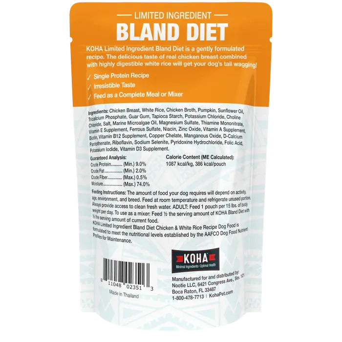 KOHA BLAND DPK CHICKEN RICE 12.5OZ