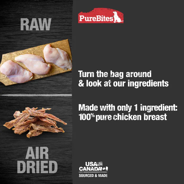 Purebites Dog Air Dried Chicken Jerky 5.5 Oz