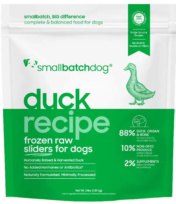 SB RAW DF SLIDERS DUCK 3LB