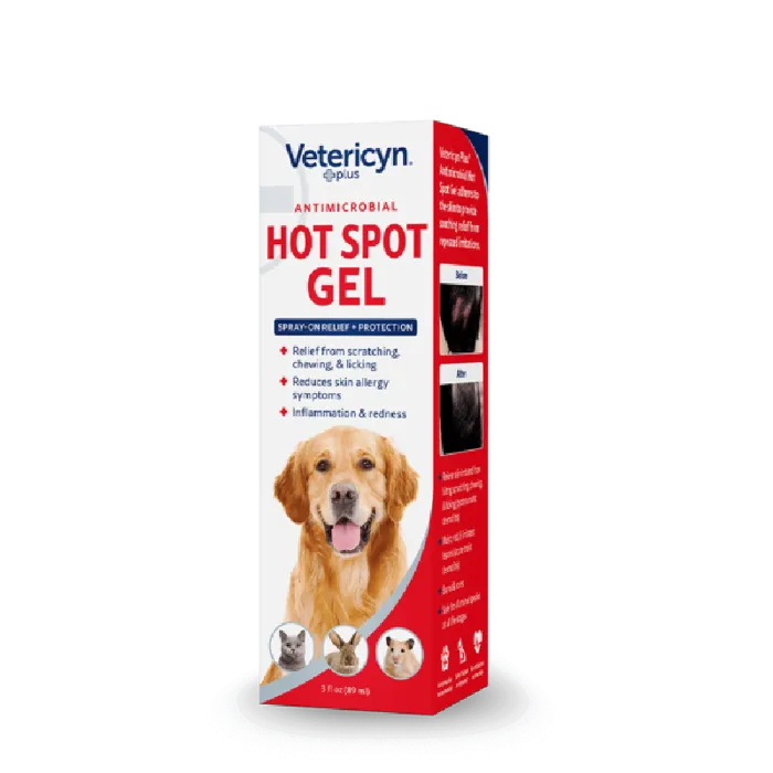 Vetericyn Plus Hot Spot Antimicrobial Gel 3 Oz