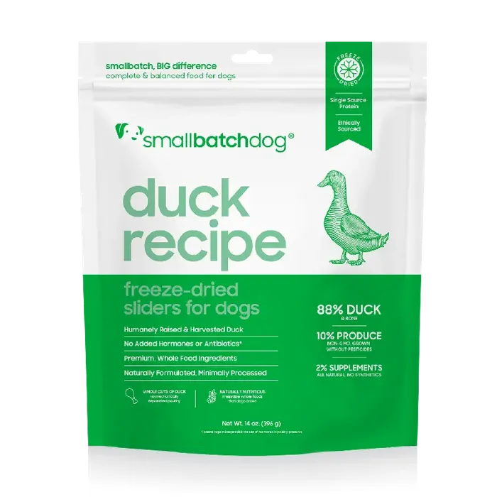 SB FRZ DRD DOG SLIDER DUCK 14OZ