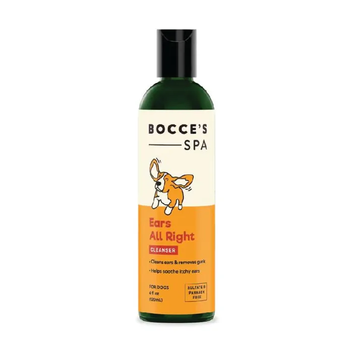 Bocce's Dog Grooming Spa Cleanser Ears All Right 4 Oz