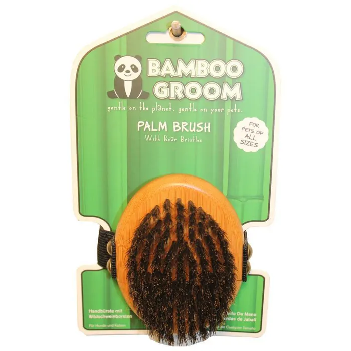Bamboo Palm Brush With Boar Bristles Bamboo