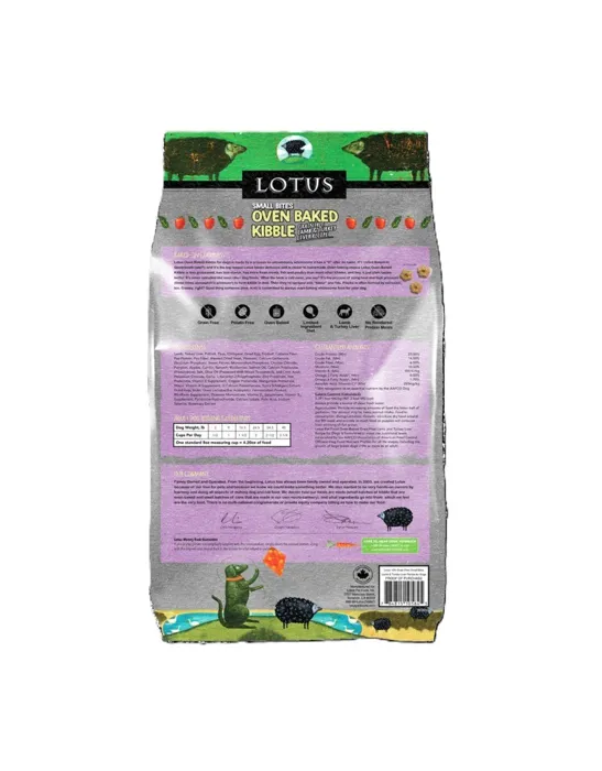 LOTUS DF SM BITES GF LAMB TURKEY 10LB