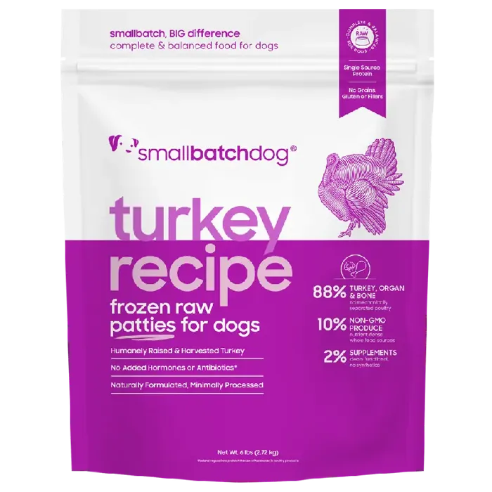 SB RAW DF SLIDERS TURKEY 3LB