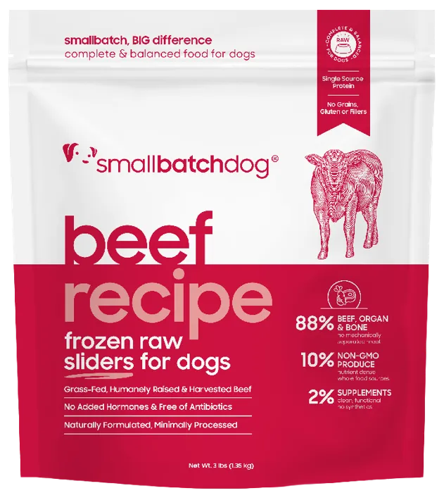 SB RAW DF SLIDERS BEEF 3LB
