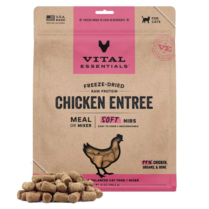 VE FRZ DRD CAT SOFT CHICKEN 12OZ