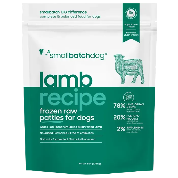 SB RAW DF SLIDERS LAMB 3LB