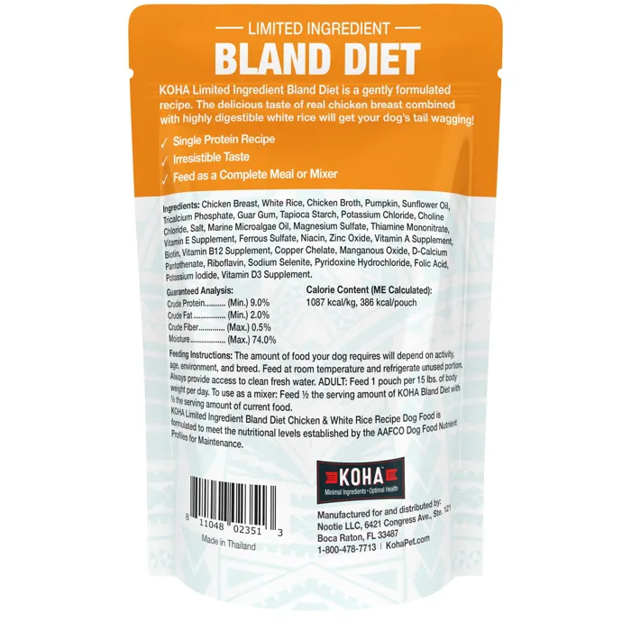 KOHA BLAND DPK CHICKEN RICE 12.5OZ
